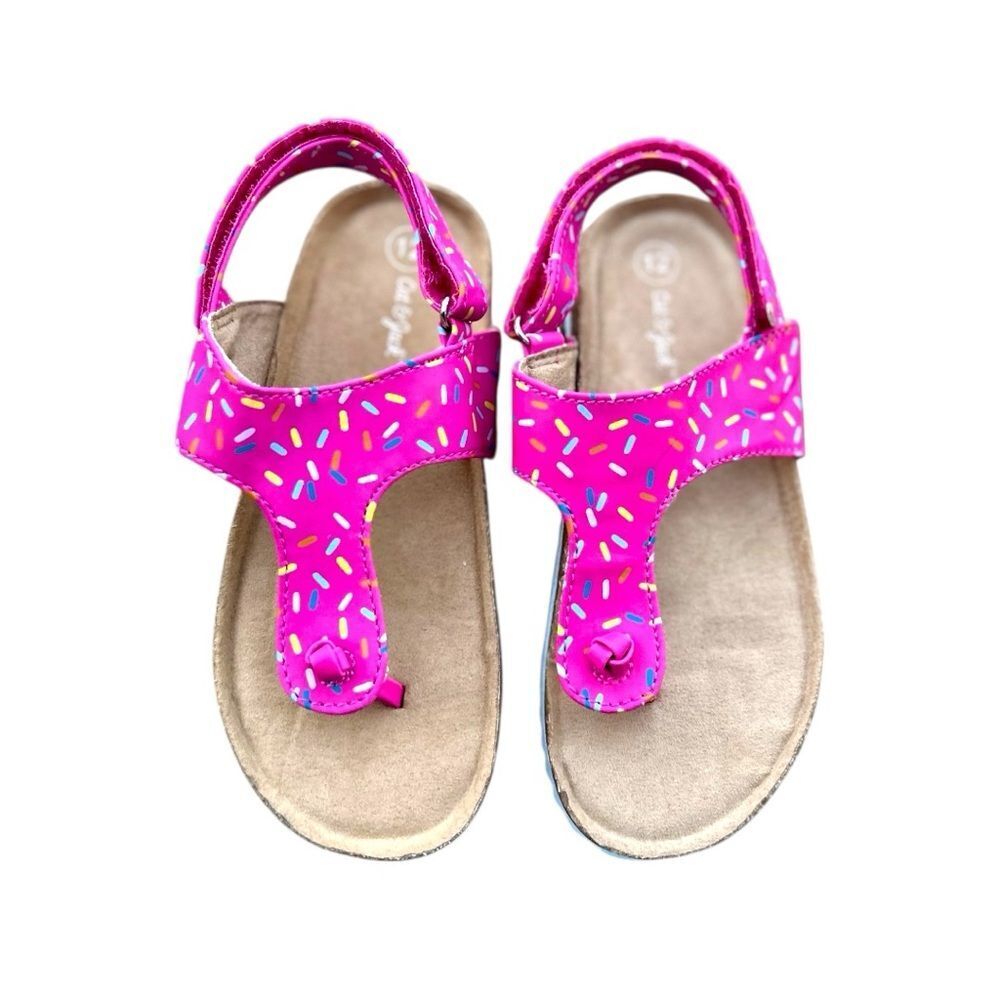 Cat & Jack Sprinkle Sandals Girls Size 12